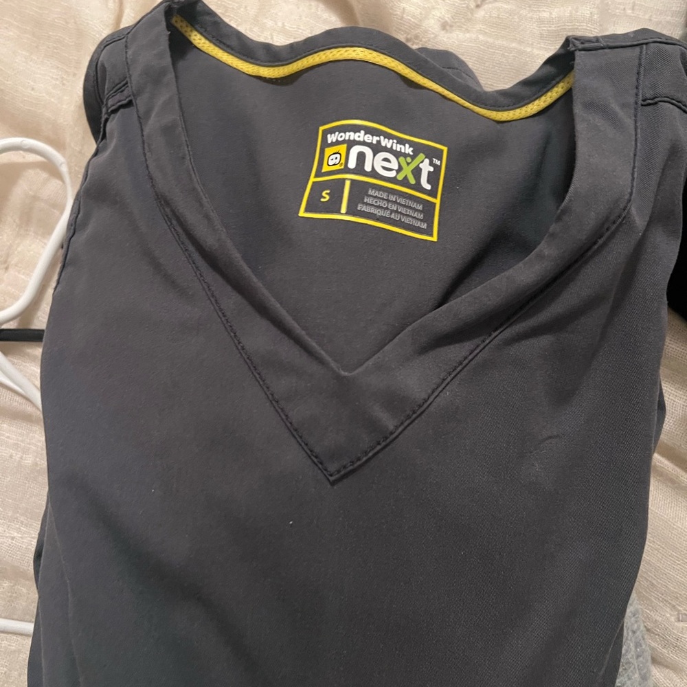 Dark gray scrub set